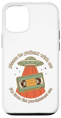 Please Be Patient Pre-Internet Era VHS UFO ���g�����[���A �X�}�z�P�[�X iPhone 12/12 Pro �p