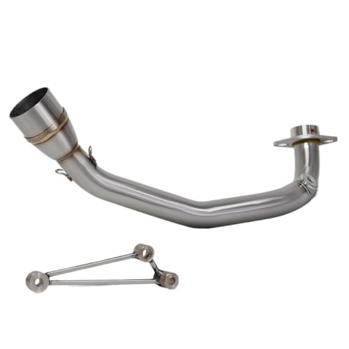 Tuyau d'échappement moto 51mm en acier inoxydable avec collecteur avant pour V1 V2 V3 125CC