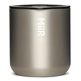 MiiR, Climate+ Tumbler, Stainless Steel, Double-Wall Vacuum Insulated, Silver, 12 Fluid Ounces