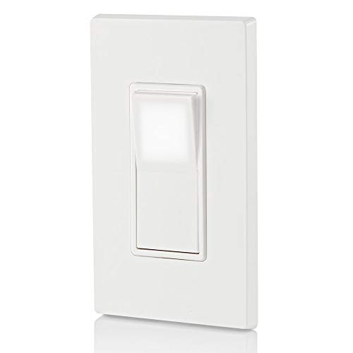 Leviton L5614-2W 15 Amp, 120/277 Volt, Decora Led Illuminated Rocker 4-Way Ac Quiet Switch, Residential Grade, Grounding, White #TOP3