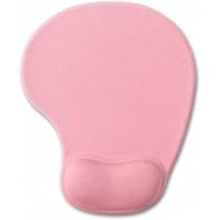 Office Mousepad with Gel Wrist Support - Ergonomic Gaming Desktop Mouse Pad Wrist Rest - Design Gamepad Mat Rubber Base for Laptop Computer -Silicone Non-Slip Special-Textured Surface (01Pink) — image 8