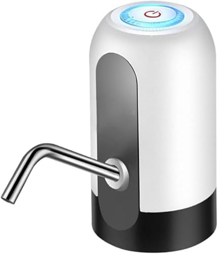 Image of DuraHome Water Dispenser for 20 Litre Bottle | Automatic Wireless Dispenser Pump with Portable C Type Charging Cable | Heavy-Duty Quality, White