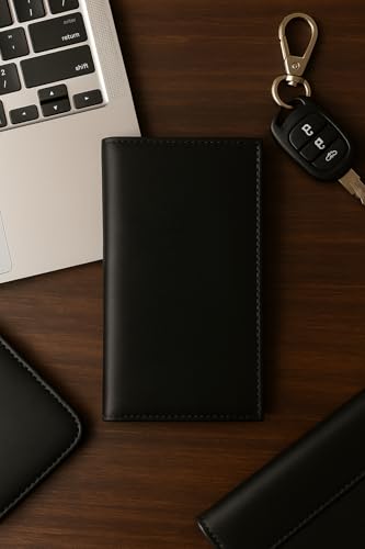 Marshal Basic PU Leather Checkbook Covers COLORS (Black)