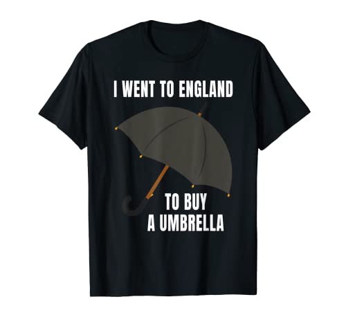 Souvenirs From England UK United Kingdom British Umbrella T-Shirt