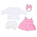 Zarfmiya 16 Pouces Simulation Renaissance PoupéE VêTements PoupéE Robe RenaîTre BéBé VêTements BéBé PoupéE Accessoires B