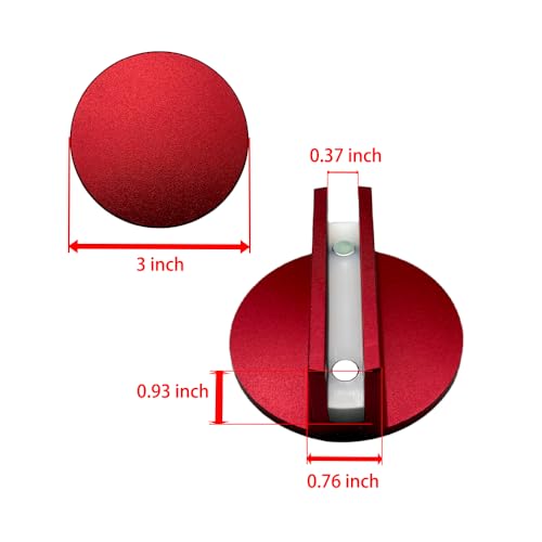Image of Jack Pad Suitable for Universal Vehicles 0.4 inch Slotted Aluminum Groove Frame Guide Rail Adapter(Red)