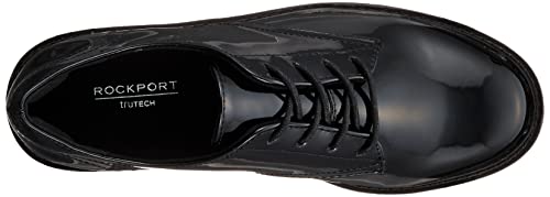 Rockport Women's Kacey Laceup Loafer, Black Patent Synthetic, 10 #TOP4