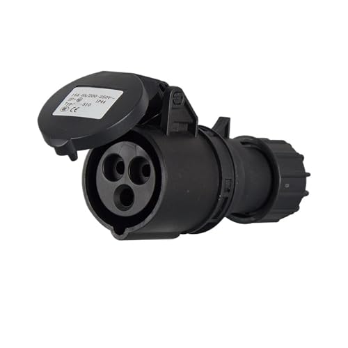 ������Ɩ��Y�Ɨp�q�󂨂�у\�P�b�g 3P �R�A 16A �R�l�N�^ 3 ���h���I�X�ƃ��X�̃h�b�L���O(3P16A IP44 connector GP 510H)