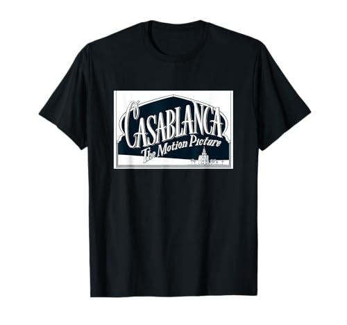 Casablanca Black and White Logo Camiseta