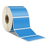 RyhamPaper 2.25'x1.25' Direct Thermal Perforated Shipping Labels, Color Coding Lables, SKU Labels...