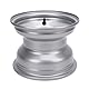 18x9.50 8 ATV Rad Rand Hochfestigkeit Aluminiumlegierung 8 Zoll Rim Hub Go Karts Carts Silber (Drei Loch (Lochabstand: 78 mm / 3.07in))