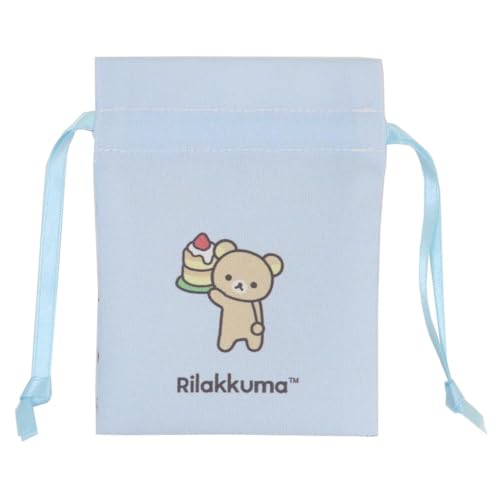 マリモクラフト リラックマ ベーシックシリーズ BASIC RILAKKUMA 豆巾着 リラックマ ケーキ W90×H120mm MRK-664