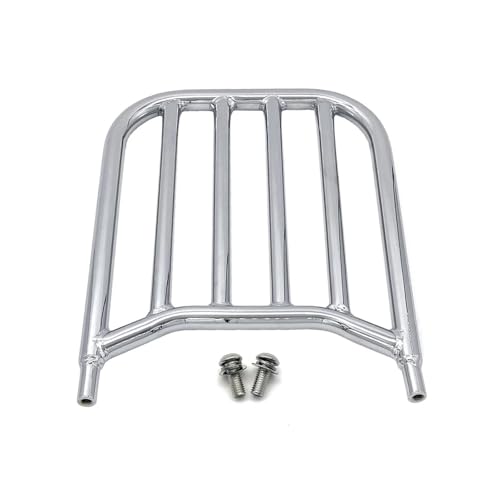 Porte-bagages arrière moto avec dossier sissy bar chromé pour support bagages Chieftain