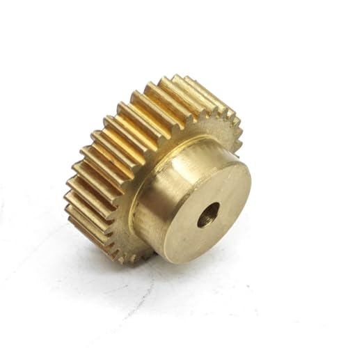 Engrenage droit en cuivre module 0.75 pignon 55 dents épaisseur 8mm GTPBAO
