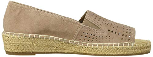 Bella Vita Sapatilha feminina Cora Espadrille Step-in, Couro de camurça amêndoa, 7 2W US