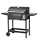 Produktbild El Fuego® Holzkohlegrill Ottawa S | 3-stufig höhenverstellbare Kohlenwanne | verchromter Warmhalterost | Thermometer & Räder | inkl. Ascheauffangbehälter | Grill Grillwagen BBQ | AY 3731