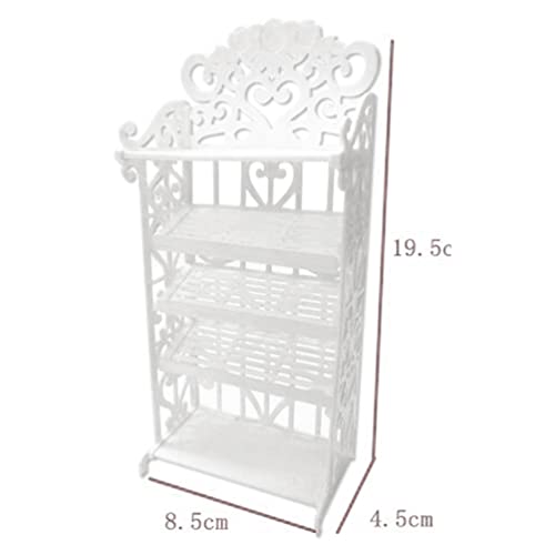 Gadpiparty 3 Pcs 11.5 Inch Doll Shoes Rack Plastic Shelf Doll Shoes Replacement Stand Playset Doll House Furniture Doll Shoes Set For Kids Girls Doll Playset Accessories (White) #TOP1