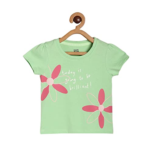 Image of miniklub Baby Strap Frill Sleeve Knitted Cotton Top (White Color)