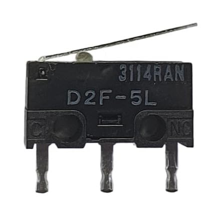 Omron Japan D2F-5L, 3D Printer Microswitch for Klicky Probe, Bed Levelling, Limit Switches, Filament Sensors, Mouse Repairs