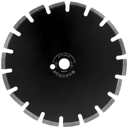 PRODIAMANT diamond cutting disc 300 mm 12 inch x 25.4 mm abrasive for asphalt screed, lightweight concrete, fresh concrete - Image 2