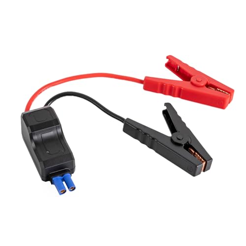 EC-5 Heavy Duty Jump Starter Replacement Cables with Battery Clamps, Replacement Car Battery Smart Clamps Battery Clips, 12V Car Battery Booster Jumper Emergency Cable