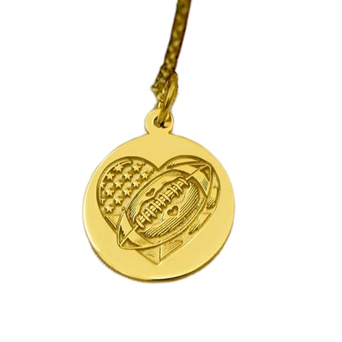 Pendentif pièce de rugby 24 mm parfait pour le quotidien