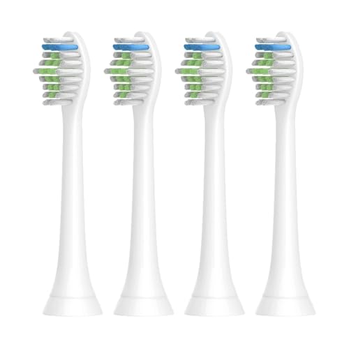 Cabezal de cepillo repuesto 4 piezas Compatible con dientes Care(4pcs White)