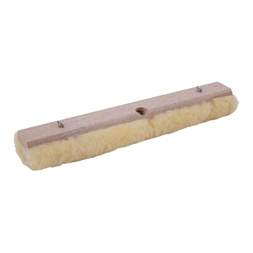 Boardwalk BWK4418 18 in. Lambswool Finish Applicator Mop Head - White