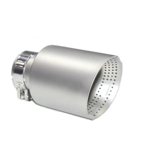 Silencieux embouts d'échappement inox mat ID60 OUT89 pour tube de sortie ouvert 101mm