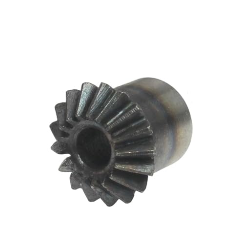 Bevel Gear Pinion Hardware Mechanical 1M16Teeth Bevel Gear Outer Diameter 17mm Total Height 15mm Gear Process Hole Low Carbon Steel Material 90 Degrees Meshing Angle