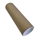 Extra starke Versandrolle / Aufbewahrungsrolle mit Deckel für Poster, Plakate, Dokumente, Zeichnungen, Bastelmaterial – Längen 20–118 cm – deutsches Produkt (20 cm, 1 x 20x5,1cm bis DIN A5)