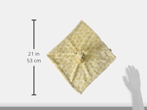 Image of Hudson Baby Unisex Baby Animal Face Security Blanket, Giraffe, One Size
