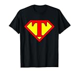 Superhero letter T, Super letter T, Super T, t letter T-Shirt