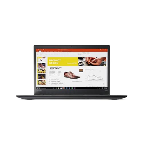 Lenovo Thinkpad T470s 14 inch FHD (1920x1080) IPS Backlit LED Laptop (Intel Dual-Core i5-6300U, 8GB DDR4 RAM, 256GB SSD, HD 520) Thunderbolt 3, HDMI, RJ-45, Type-C, Windows 10 Professional (Renewed)