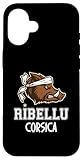 ribellu boutique Haut “Ribellu Corsica” avec sanglier rebelle : clin d’œil identitaire et humoristique aux chasseurs corses et fans de culture locale. Graphisme lisible, style viril et décalé, parfait pour affirmer son côté rebelle en Corse ou en vacances.