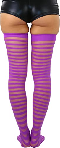 Image of ToBeInStyle Women's Skull Crossbones Skeleton Pirate Symbol Hosiery Tights & Thigh High Stockings