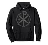 Das Chi-Rho-Kreuz – Jesus Christus-Symbol - v4 Vintage Pullover Hoodie