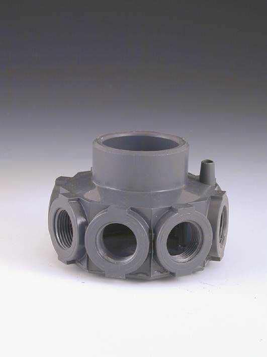 Fluidra 00625 - Cabezal Colector 12 Brazos Pvc