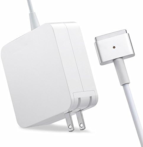 Macbook Pro Charger, 60W Magsafe2 T-Tip Power Adapter Charger for MacBook Pro 13.3" Retail Package A1425 A1435 A1465 A1502