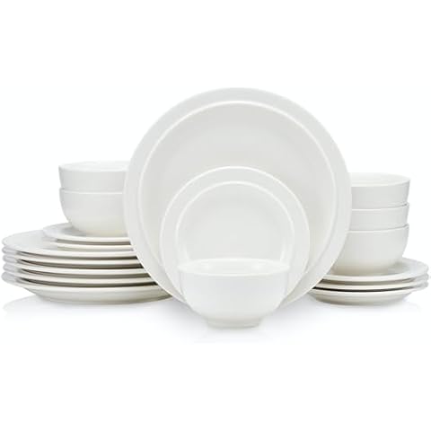 PorGlaze 18-Piece Dinnerware Set Cover