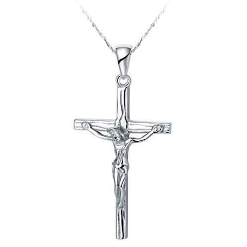 Collier en argent 925 pendentif croix idée cadeau anniversaire