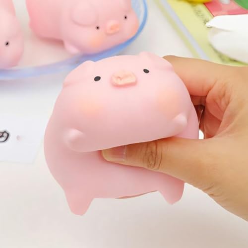 【Zixui】ノベルティ豚ストレスリリーフボール かわいいスクイーズおもちゃ 教室賞品・パーティーギフト・誕生日プレゼント
