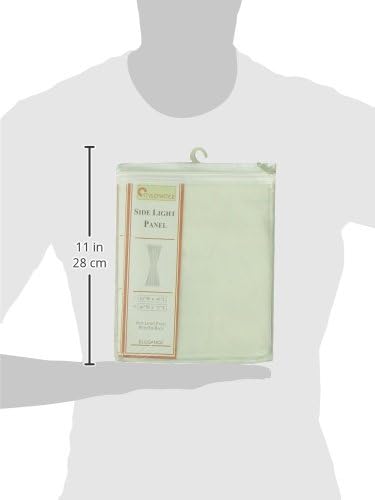 Stylemaster Elegance Sheer Voile Sidelight, 30" x 72”, Beige