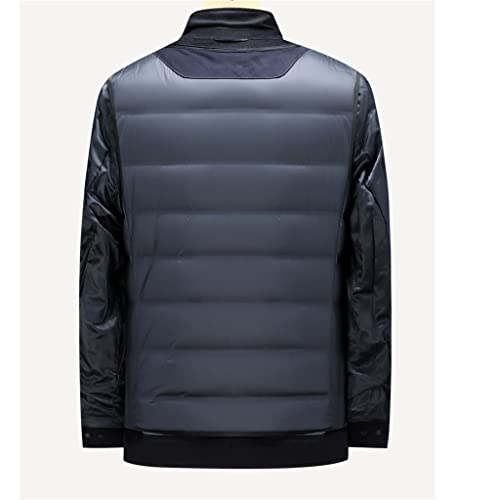 Autumn And Winter Wool Thickened Goose Down Lining In The Youth Business Casual Handmade Tweed Jacket Jacket3