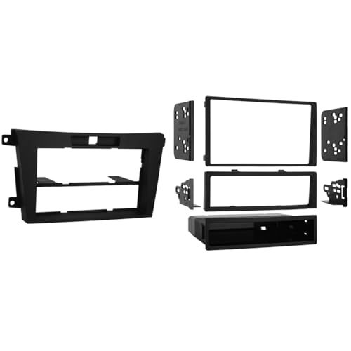 Metra Electronics 99-7508 Single DIN/Double DIN Installation Kit for 2007-2008 Mazda CX7 (Black) (997508)