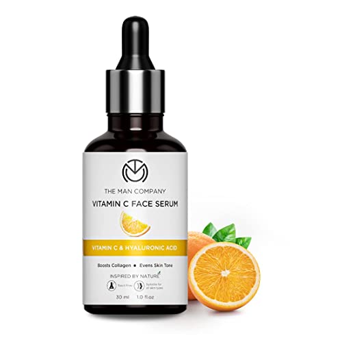 Image of The Man Company Face Care Combo Pack with Vitamin C Face Serum and Under Eye Gel | Infused with Hyaluronic Acid, Vitamin C and Coffee - Set of 2