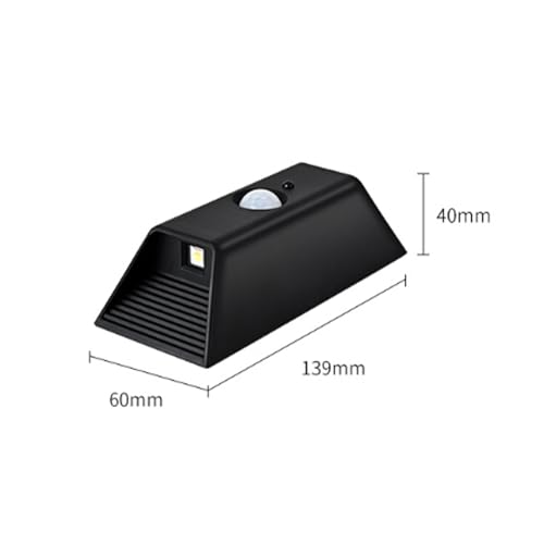 LED aplique de pared con sensor de movimiento y mando regulable USB recargable para interior 6