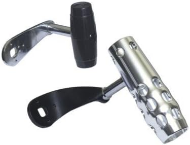 TWO (2) JUMBO T-Bar Handle with SILVER Knob for Shimano Tyrnos 8-30 2 Speed Reel