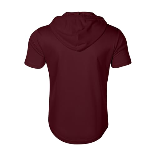 Hoodies for Men Quarter Zip Hoodie Lightweight Sweatshirt Pullover Oversized Hooded Tshirts with Pocket