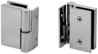 CRL Brushed Stainless Single Acting Left Hand Wall-to-Glass Gate Hinge